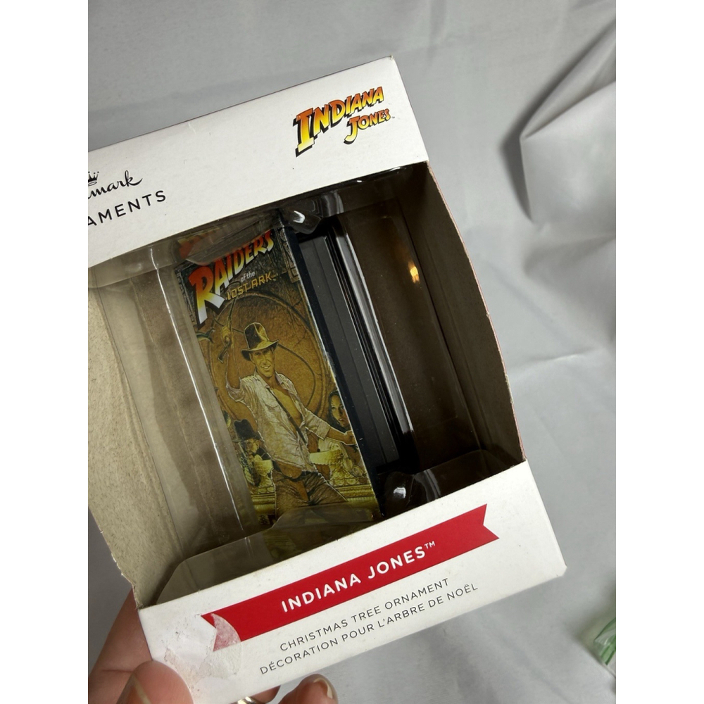 Hallmark Indiana Jones: Raiders VHS Christmas Tree Ornament 3HCM1096
